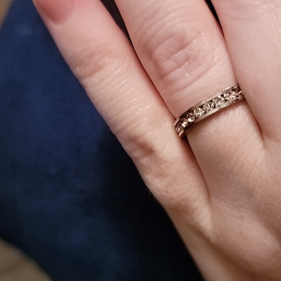 Cubic zirconia band - Picture 5 of 6